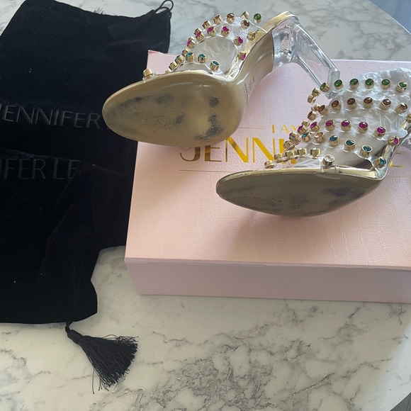IAMJENNIFER LE HEELS INFINITY/GOLD - Picture 2 of 3